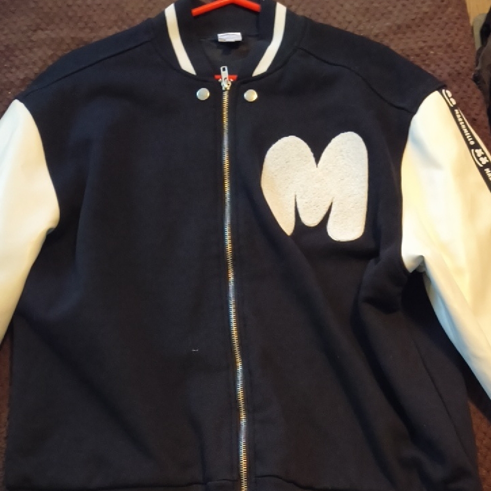 Spirit Black and White Varsity Jacket